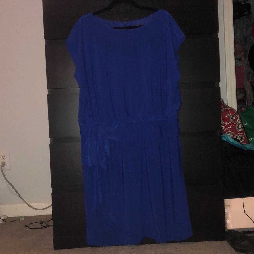 Royal blue dress